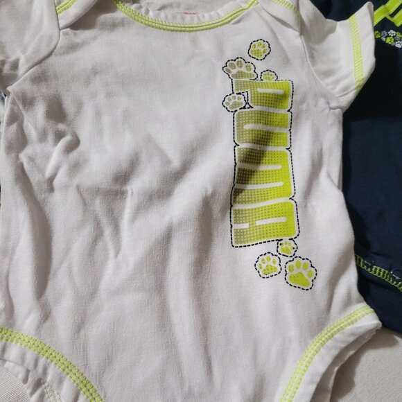 Puma Sport Lifestyle NWOT set 3 Bodysuits size 6-9 months. Located A21 - Picture 3 of 3